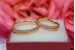 Обручка Xuping Jewelry з камінням 4 мм 20р золотиста