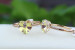 Кільце Xuping Jewelry сердечко Сваровскі біле хамелеон р 19 золотисте