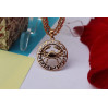 Кулон зодіак Xuping Jewelry рак 2,5 см золотистий