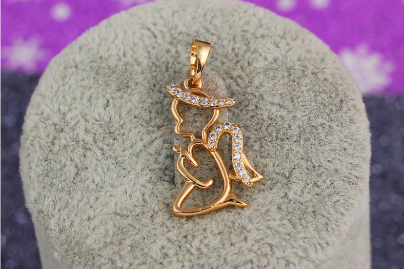 Кулон Xuping Jewelry ангел 2,2 см золотистий