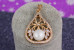 Кулон Xuping Jewelry з перлиною 3.5 см золотистий