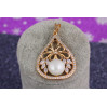 Кулон Xuping Jewelry з перлиною 3.5 см золотистий