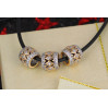 Кулон шарм Xuping Jewelry ромбики з родієм 9 мм золотистий
