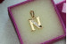 Кулон Xuping Jewelry літера N 1,5 см золотистий