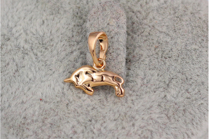 Кулон зодіак Xuping Jewelry тілець 1,2 см золотистий