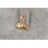 Кулон зодіак Xuping Jewelry тілець 1,2 см золотистий