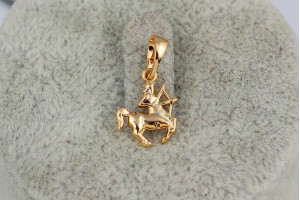 Кулон зодіак Xuping Jewelry стрілець 1,2 см золотистий