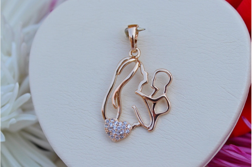 Кулон Xuping Jewelry мати і дитя 2.3 см золотистий
