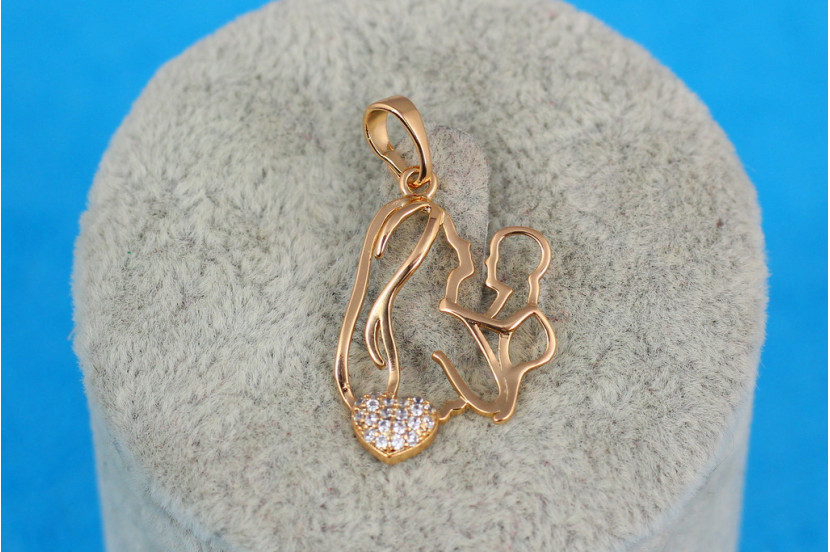 Кулон Xuping Jewelry мати і дитя 2.3 см золотистий