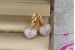 Сережки Xuping Jewelry сердечка з родієм 1.8 см золотисті