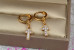 Сережки Xuping Jewelry хрестики 2,7 см золотисті