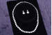Комплект Кольє і сережки Xuping Jewelry Анабель сріблястий