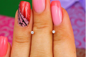 Сережки гвоздики Xuping Jewelry камінчики 2 мм золотисті