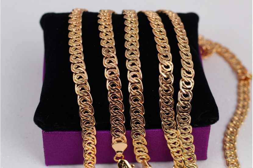 Ланцюг Xuping Jewelry Арабіка 60 см 7 мм золотистий