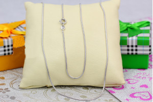 Цепь Xuping Jewelry джгут 60 см 1 мм сріблястий