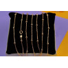 Ланцюг Xuping Jewelry закручений джгут з кульками 60 см золотистий