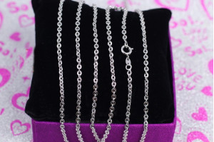 Цепь Xuping Jewelry якірний з огранюванням 60 см 2.5 мм сріблястий Цепь Xuping Jewelry якірний з огранюванням 60 см 2.5 мм сріблястий