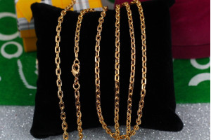 Цепь Xuping Jewelry якірний 60 см 3,5 мм золотистий Цепь Xuping Jewelry якірний 60 см 3,5 мм золотистий