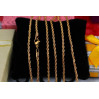 Ланцюг Xuping Jewelry канатик 60 см 2 мм золотистий