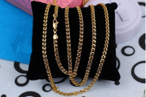 Цепь Xuping Jewelry лав 60 см 3,5 мм золотистий