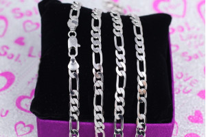 Цепь Xuping Jewelry Фікара 60 см 5,5 мм сріблястий