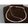 Чокер Xuping Jewelry потрійна венеціанка 5 мм 31 см сріблястий