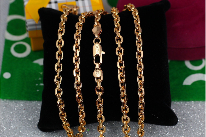 Ланцюг Xuping Jewelry якірний 50 см 5 мм золотистий