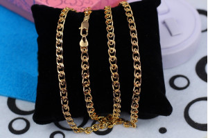 Цепь Xuping Jewelry лав 50 см 5 мм золотистий