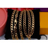 Ланцюг Xuping Jewelry панцирний 50 см 6 мм золотистий