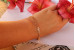 Браслет Xuping Jewelry бісмарк 20 см 5 мм золотистий