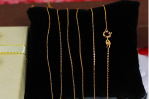 Цепь Xuping Jewelry якорний 45 см 0,5 мм золотистий Цепь Xuping Jewelry якорний 45 см 0,5 мм золотистий