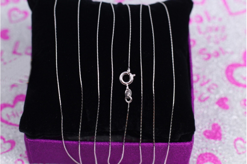 Ланцюг Xuping Jewelry волосок 40 см 0,5 мм сріблястий