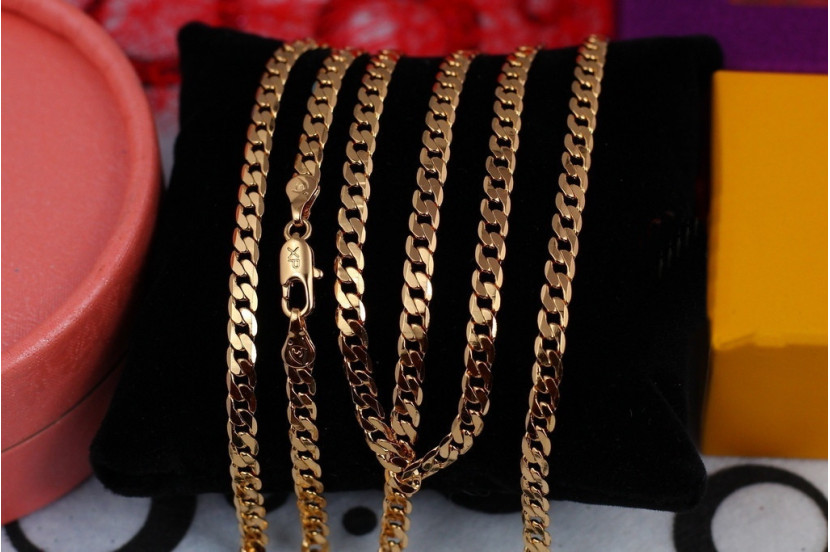 Ланцюг Xuping Jewelry панцирний 45 см 4 мм золотистий