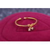 Кільце Xuping Jewelry дитяче розсувне вишенька з бантиком р14 і більше золотисте