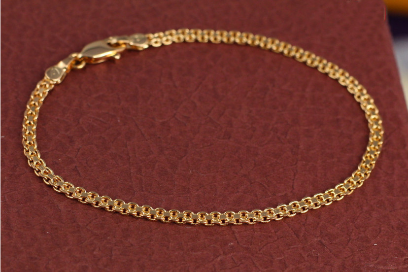 Браслет Xuping Jewelry бісмарк 17см 3 мм золотистий