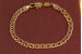 Браслет Xuping Jewelry ромб 17 см 5 мм золотистий