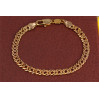 Браслет Xuping Jewelry ромб 23 см 5 мм золотистий