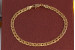 Браслет Xuping Jewelry ромб з огранюванням 19 см 4 мм золотистий