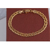 Браслет Xuping Jewelry ромб 19 см 6 мм золотистий