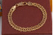 Браслет Xuping Jewelry ромб з огранюванням 19 см 6 мм золотистий