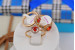 Кільце Xuping Jewelry дитяче з круглим червоним каменем р 15 золотисте