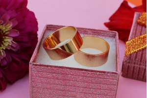Обручка Xuping Jewelry американка 8 мм р 17 золота
