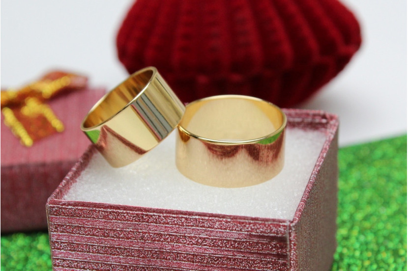 Обручка Xuping Jewelry американка 10 мм р 21 золотиста
