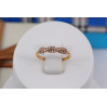 Кільце Xuping Jewelry косичка з каменів дитяче р 12 р золотисте