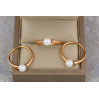 Кільце Xuping Jewelry з перлиною 5 мм р 16 золотисте
