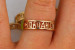 Кільце Xuping Jewelry Господи Спаси і Збережи р 19 золотисте
