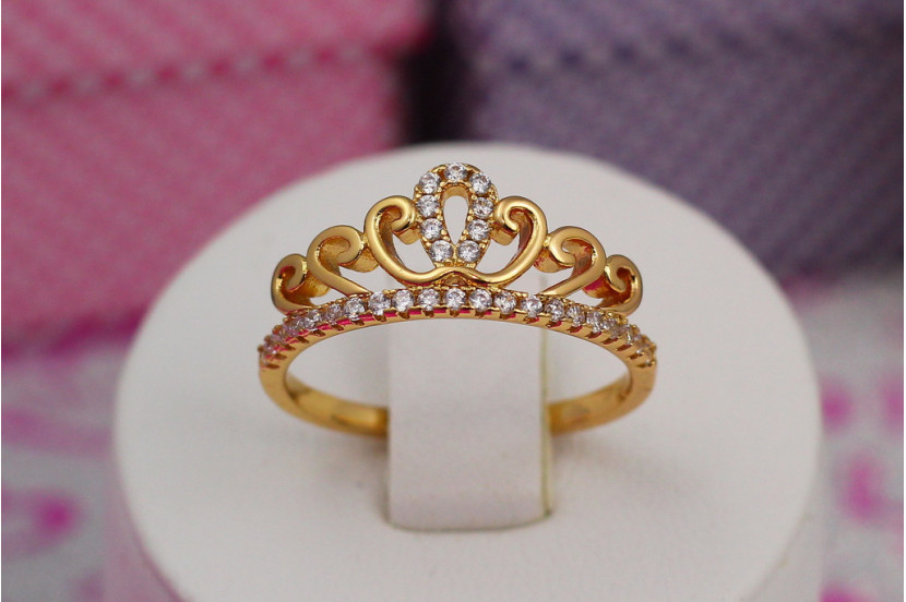 Кільце Xuping Jewelry корона р 20 золотисте