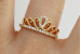 Кільце Xuping Jewelry корона р 20 золотисте
