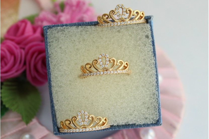 Кільце Xuping Jewelry корона р 20 золотисте