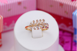 Кільце Xuping Jewelry гілка акації р 18 золотисте